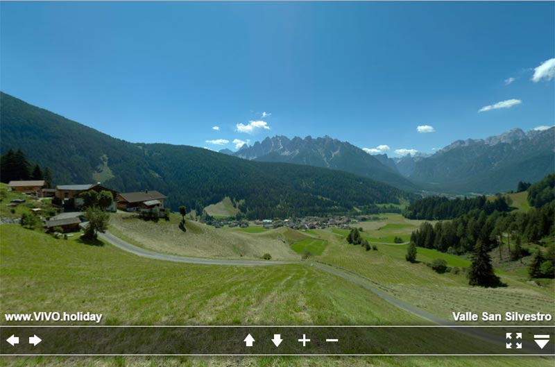 Panorama a 360° di Valle San Silvestro